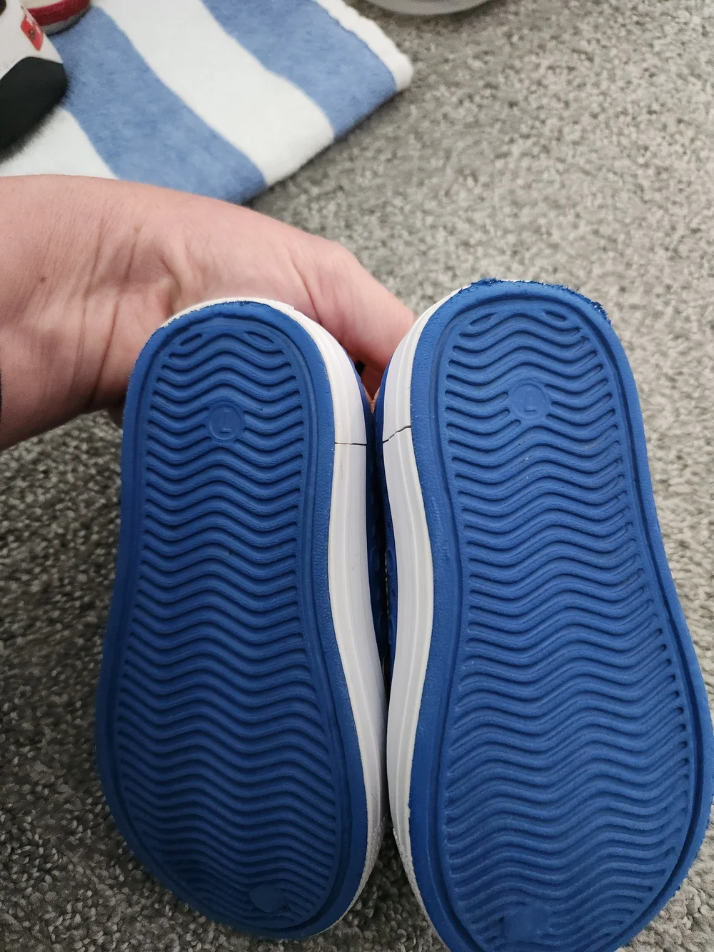 Skechers Kids' Blue Slip-On Water-Friendly Shoes Size 7